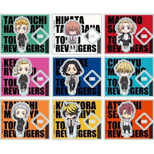 Japan Anime Tokyo Revengers Acrylic Stand Figure Model Plate Sano Manjiro Hanagaki Takemichi Desktop Toy Student Cosplay Gift