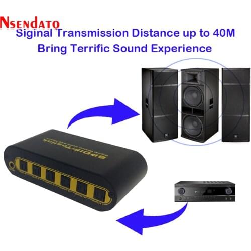 Spdif Toslink Optical Digital Audio True Matrix 4x2 Switch 4 In 2 Out Switcher with Optical Cable Remote Control For PS4 HDTV