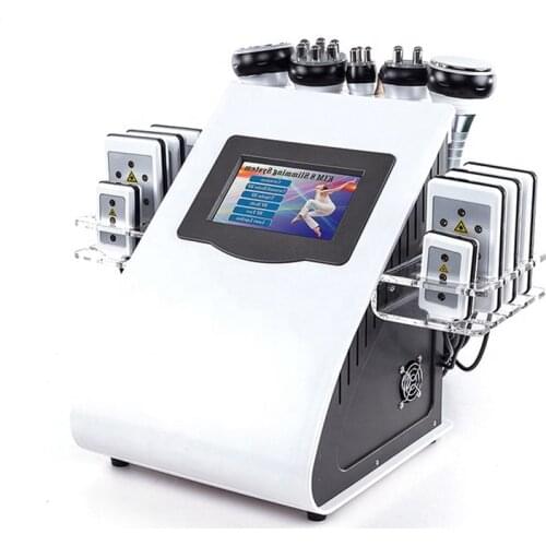 Tax-free 6 in 1 40k Ultrasonic Vacuum Cavitation System RF Laser Lipo Machine SPA Weight Loss Slimming Cellulite Massager