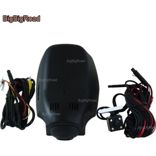 BigBigRoad For Jaguar F-PACE XE XF XJ XEL XFL 2015 2016 2017 2018 Car Wifi DVR Video Recorder Dash Cam Dual Camera