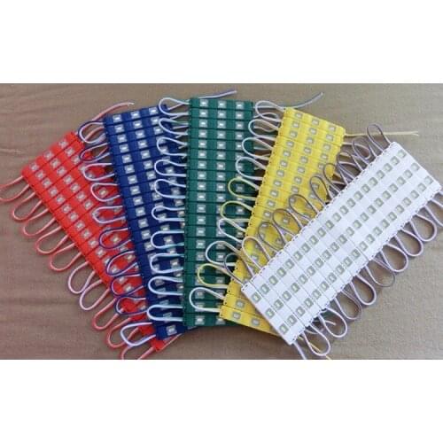 Free Shipping Waterproof Warm White Cold White 5630 5730 SMD 3 LED Module Injection Molding Light for DC 12V 1000pcs/lot