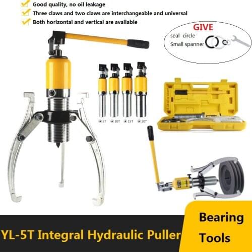 Integral Manual Hydraulic Rama Output 5 Tons Two-Claws Three-Claws Interchangeable Universal Diameter 200mm Give Seal Circle