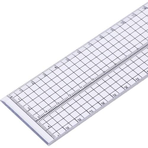 Quilting Sewing Patchwork Foot Aligned Ruler Grid Cutting Edge Tailor Crafts
