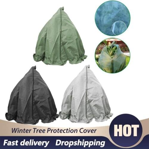 Winter Tree Protection Cover Heavy-duty Wool With A 200/250/300 Cm Zippered Frost-proof Cover For Plants And Palm Trees