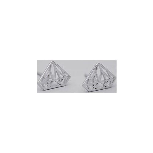 WYJZY Exquisite triangle geometry sterling silver ladies earrings womens fashion casual accessories exquisite earrings