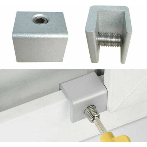 1pc Door Window Lock Restrictor Aluminum Sliding Door Safety Key Limit Children Anti-Theft Lock window Lock Cable Lock Secu H1Z5