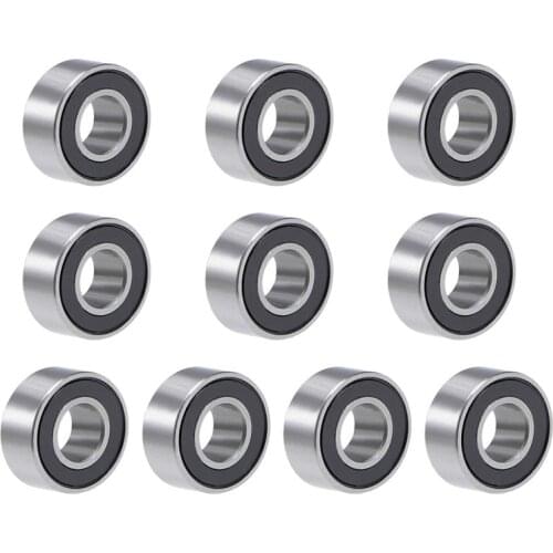 10PCS MR115-2RS Ball Bearing 5x11x4mm Compatible with Traxxas 5116,5x11mm ABEC-3 Blue Rubber Sealed Ball Bearings