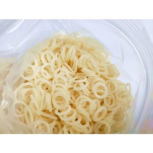 Yellow 1000/5000Pcs Dental Orthodontic Elastics Rubber Bands Ligature Ties 2.5/3.5/4.5/6.5OZ