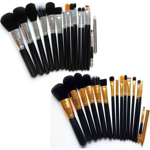 15 pcs Makeup Brushes Set Powder Foundation Eyeshadow Eyeliner Lip Brush Tool Cosmetic Brush