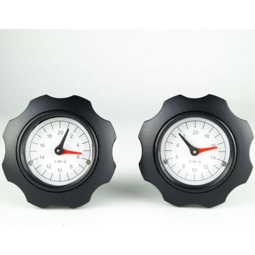 20Ratio Aluminum gravity counter handwheel position drive gauges indicator