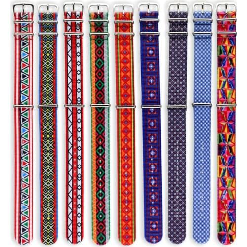 2020 New Original Nylon Straps 20mm Fashion Watch Accessories 20mm nato watch band Wrist Watchband