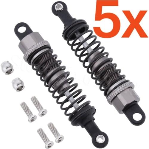 5 Pairs/lot OP 1/18 Elcetric Himoto E18XBL Parts Spino Buggy Aluminum Shock Absorber 2P AL. Alloy Upgrade M602