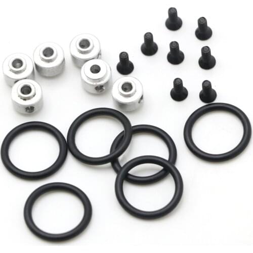 5pcs/Lot Airplane Propeller 3.17mm Prop Adapter Prop Saver with Screws Rubber O Rings Kit Electric Brushless Motor Shaft RC Part