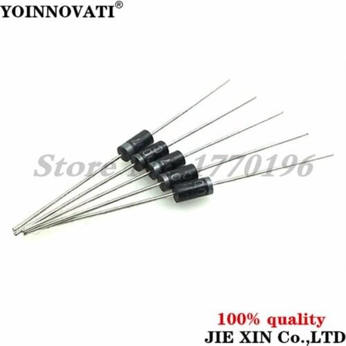 50pcs/lot Into the schottky diode SR5100 5A/ 100V DO - 27 SB5100