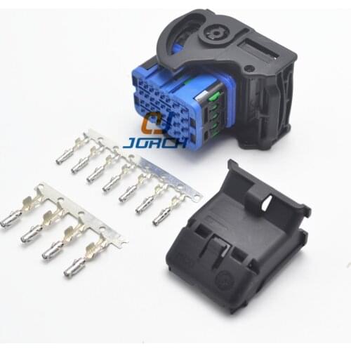 Free shipping 1set 32pin auto molex ecu female wiring connector cable harness connectors plug 64319-1216