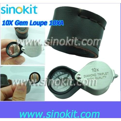 Free Shipping Professional Gemological 10X Loupe - 10XA