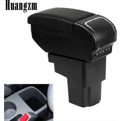 Central Store Content box For Hyundai Accent RB Solaris 2011-2016 Double layer USB Interface Armrest box with Cup holder Car mod