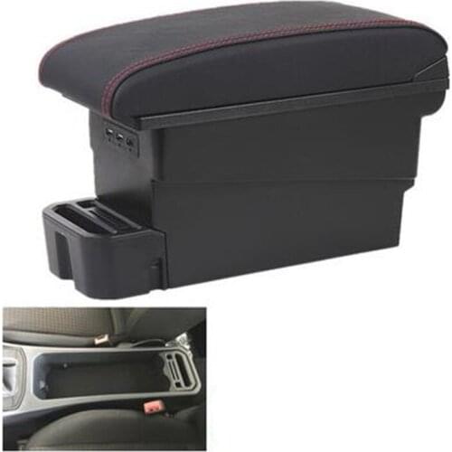 For Volkswagen Bora armrest box central Store content Storage box