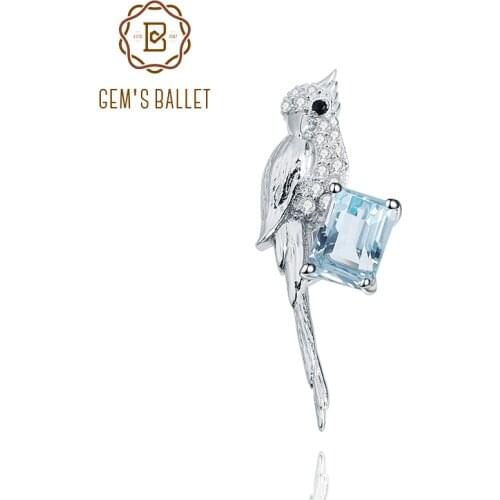 GEM'S BALLET Bird Brooches For Clothes