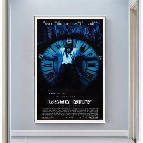 CP1083 Dark City (4) Classic Hot Movie Print Silk Fabric Poster Indoor Wall Art Decor Gift