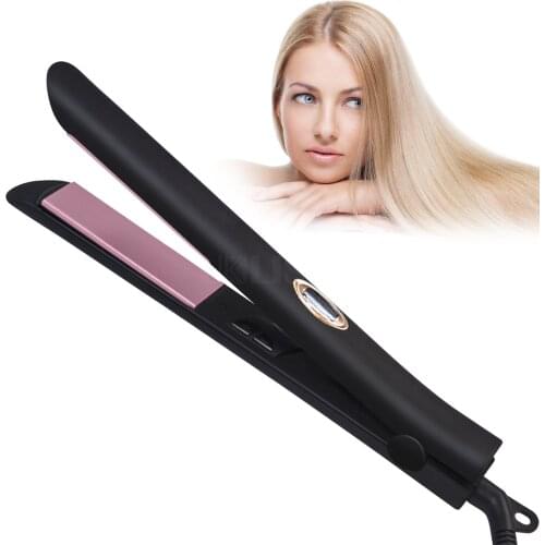 Mini Hair Straightener Ceramic Heater Hair Iron 2 In 1 Professional Straightening Iron and Hair Curler Electric Curling Irons