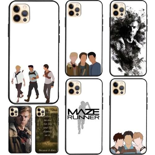 Maze Runner Soft Phone Case For iPhone X XR XS Max SE 2020 7 8 Plus 12 Mini 11 12 Pro Max Back Cover