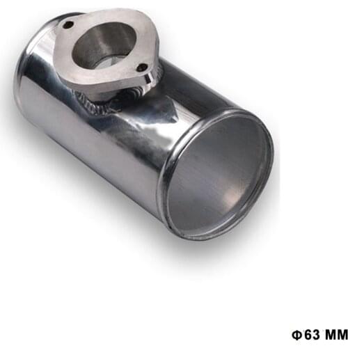 63MM 2.5" BOV Adapter Straight Pipe Flange Aluminum Car Engine Accessories For Turbo Type S R RS RZ Blow Off Valve