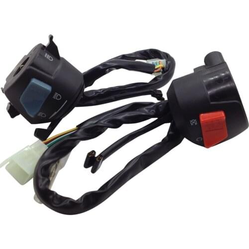 2PCS Motorcycle Handlebar Accessories Horn Control Button Motor Bicycle Turn Signal Switch For Honda CB400 1992-1998 Years