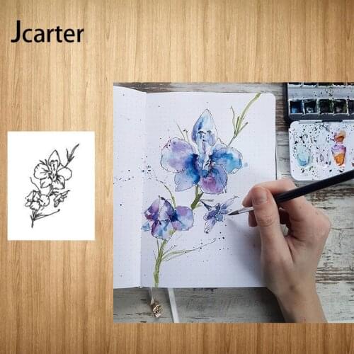 Branch Flowers Clear Rubber Stamps Craft Scrapbooking DIY Silicone Seals Album Embossing Folder Paper Make Template New Design
