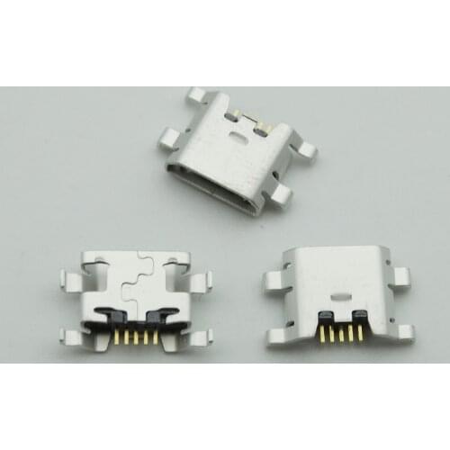 20pcs/lot For ZTE Blade L2 S6 5.0 U807 N983 N807 U956 N5 N909 N798 N980 Micro mini USB connector socket charging port