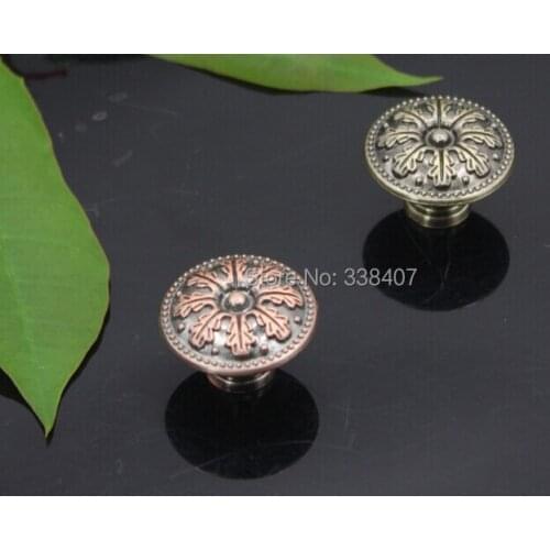 Retro Brass Bronze Cabinet Knobs Antique Drawer Knobs