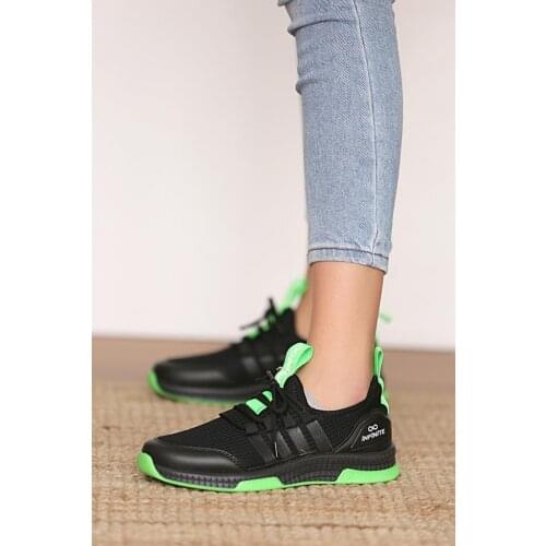 Pink Potin Women Sneakers 001-130-21SiyahYeşil