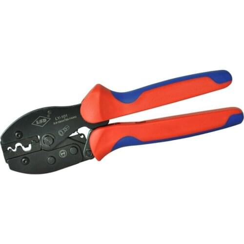 LY-101 Hand Crimping Tool for crimping non-insulated cable links 1.5-10mm2 16-8AWG Professional Ratchet Pliers crimper