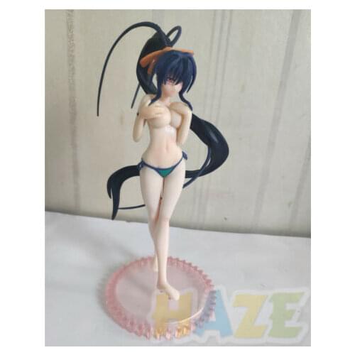 High School DxD Akeno Himejima Swimsuit PVC Figure Toy in Box 13cm