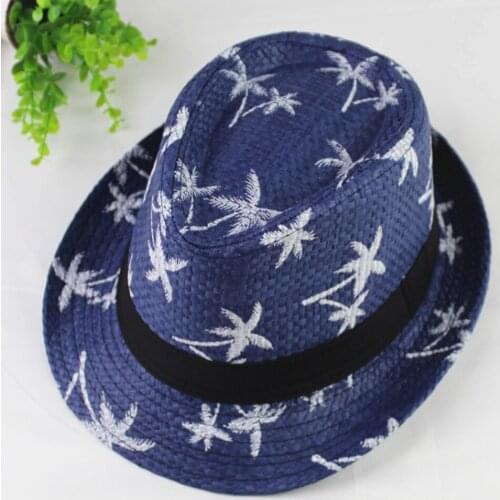 Cuban Trilby Hat Men Jazz Straw Fedora Classic Short Brim Gorra Hombre Vintage Summer Fashion Stylish Kids Panama Hat