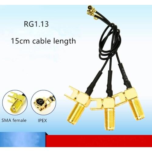 15cm IPEX to SMA female pigtial welding plate for minipcie module SIM5320A SIM5360A EP06-E EC25-AF U.FL to SMA extension cable