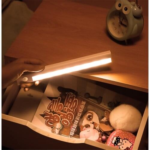 LED Motion Sensor Closet Lights Battery Operated Under Cabinet Lighting Magnetic LED Emergency Night Light For Wardrobe Kitchen
