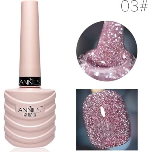 1 Pc 12-color Nail Polish Crystal Burst Diamond Fine Sequins Shiny Semi-permanent Gel Quick-drying Long-lasting Nail Gel TSLM1