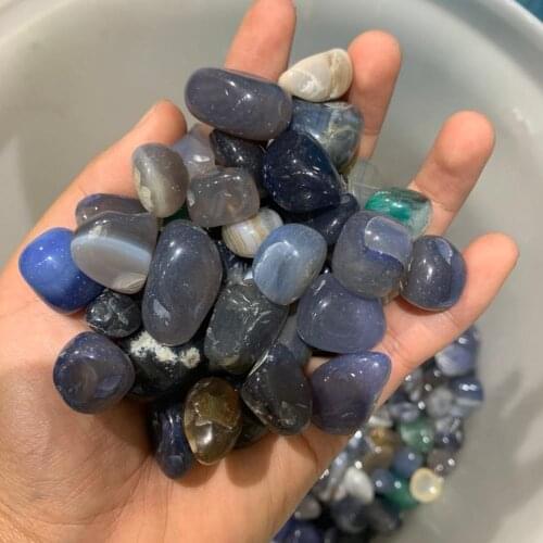 100g / Bag hot sales beautiful natural grey agate as gift wholesale for home decor