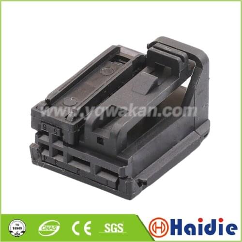 2sets 6pin auto wiring cable plug plastic electric unsealed connector 1393391-2