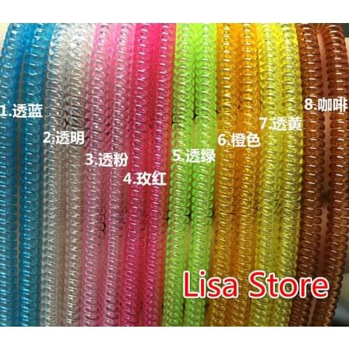 200pcs 60cm Plastic spring Protective sleeve Mobile Tablet Spiral Cord Protector for Cell Phone iPhone Charger Earphone Cord