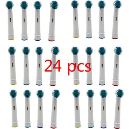 24Pcs New Fashion Tooth Brushes Head B Electric Toothbrush Replacement Heads for Oral Vitality Hygiene H7JP