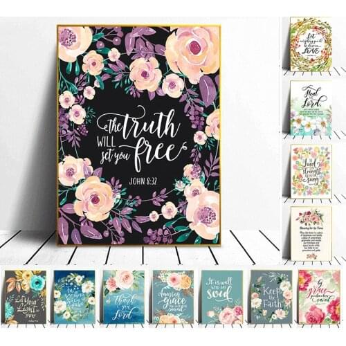 DIY Diamond Painting Peony Flower Blessing Quotes Diamond Mosaic Full Diamond Embroidery Diamond Accessories Room Decoration