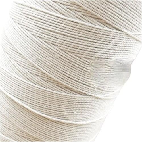 White Simple Practical Durable polyester cotton rope for Food Packing Hand Mending Clothes Material