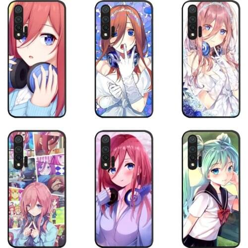 Nakano Miku Gotoubun No Hanayome Phone Case For Huawei Nova 6se 7 7pro 7se honor 7A 8A 7C 9C Play