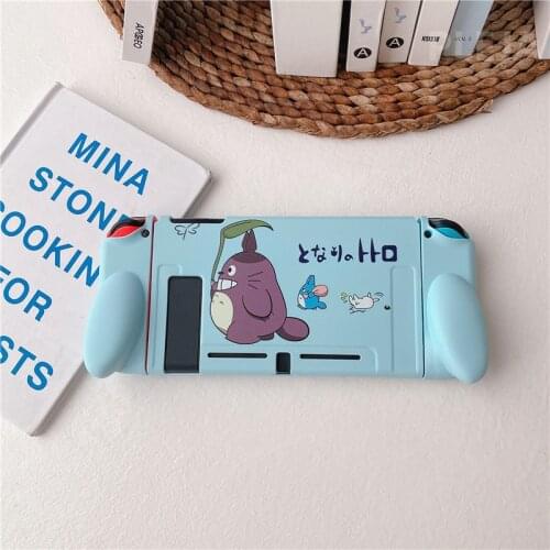 Fashion Cute Anime Cases For Nintendo Nintend Switch NS NX Case TPU Silicone Back Cover Cartoon Protection Shell Split Funda