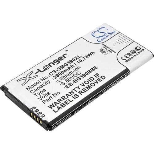 CS 2800mAh/10.78Wh battery for Samsung Galaxy Xcover 4,Galaxy Xcover 4 2017 TD-LTE, SM-G390, SM-G390F, SM-G390W