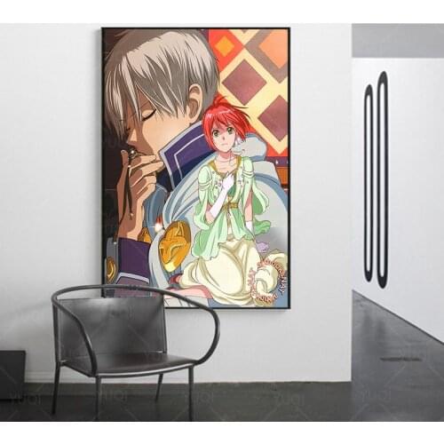 Home Decor Akagami No Shirayuki Hime Anime Art Poster Wall Sicker Decoration Gift
