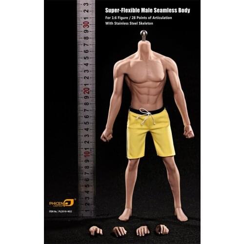 In Stock For Sale 1/6th Phicen TBLeague M32 Asian Man Male Super Flexible Body Figures Without Head Action Figures