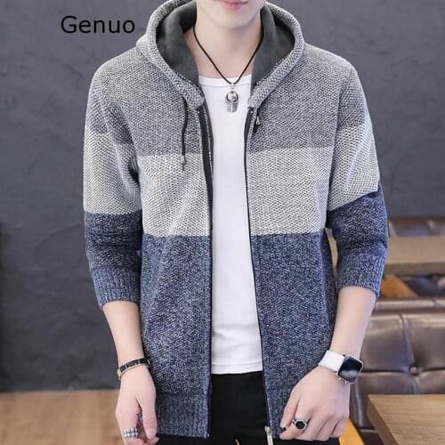 Мужские кардиганы с капюшоном Genuo China At AliExpress